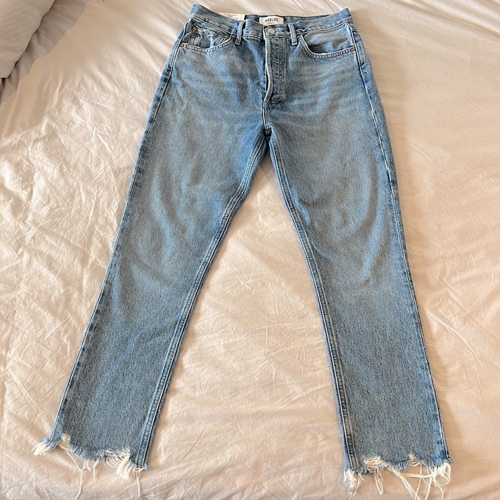 Agolde Riley High Rise Crop Jean